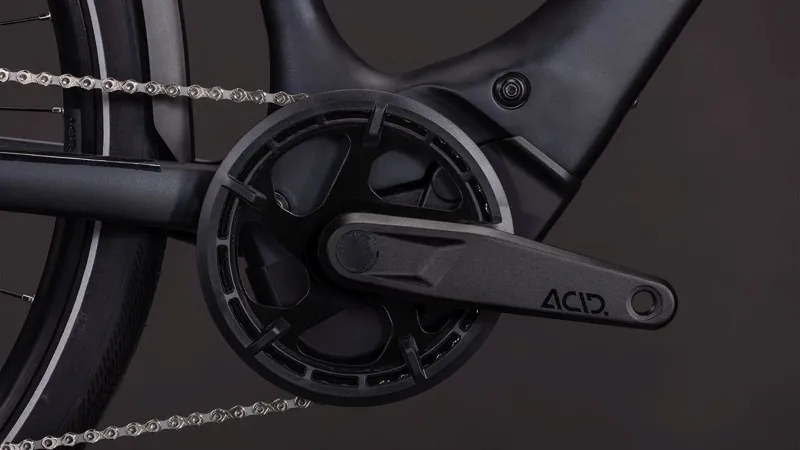 Cube Editor Hybrid Pro FE 400Wh Electric Hybrid Bike in Coal and Prism-3