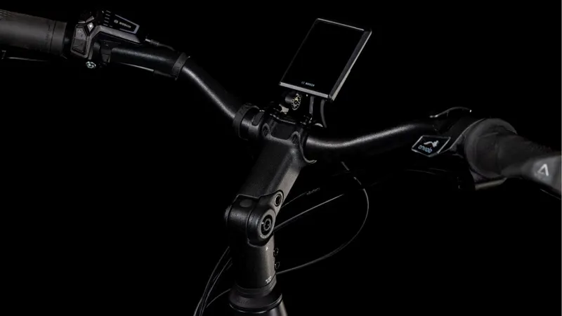 Cube Supreme Hybrid Comfort SLX EE 625Wh Electric Hybrid Bike in Black and Metal-2