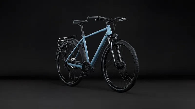 Cube Nature Pro FE Hybrid Bike in Surfblue and Blue-7