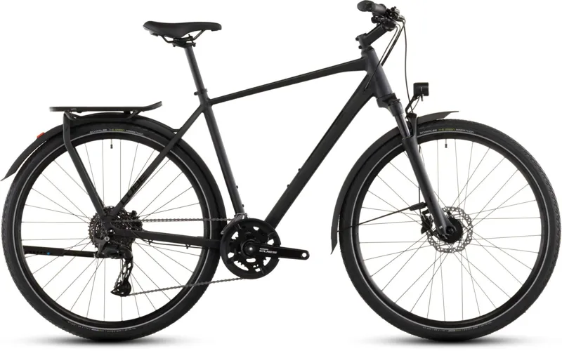 Cube Kathmandu Pro Hybrid Bike in Coal and Black