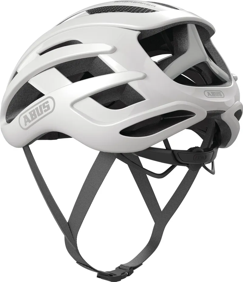 Abus Airbreaker Cycling Helmet in Polar White Matte-3