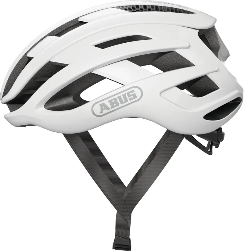 Abus Airbreaker Cycling Helmet in Polar White Matte