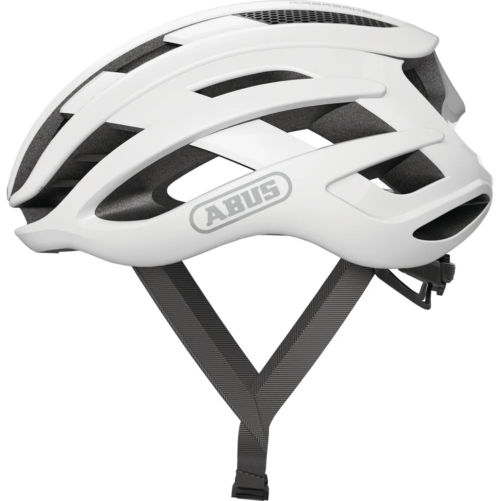 Team Cycles Abus Airbreaker Cycling Helmet in Polar White Matte | Interest FREE Finance & Online Refund Policy.