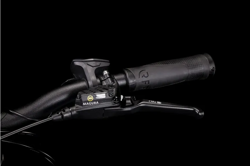 Cube Cargo Sport Hybrid 500Wh Electric Cargo Bike in Blue and Lime-2