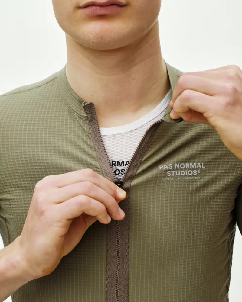 Pas Normal Studios Escapism Jersey in Light Olive-2