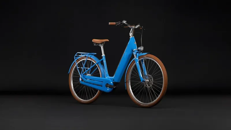 Cube Aruba Hybrid 600Wh Electric Hybrid Bike in Deepsky and Brown-7