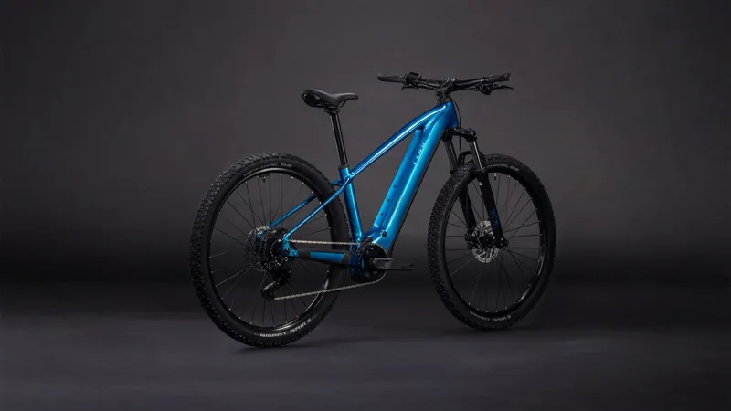 Cube Reaction Hybrid Performance 600Wh Electric Mountain Bike in Electricblue and Dazzle-6