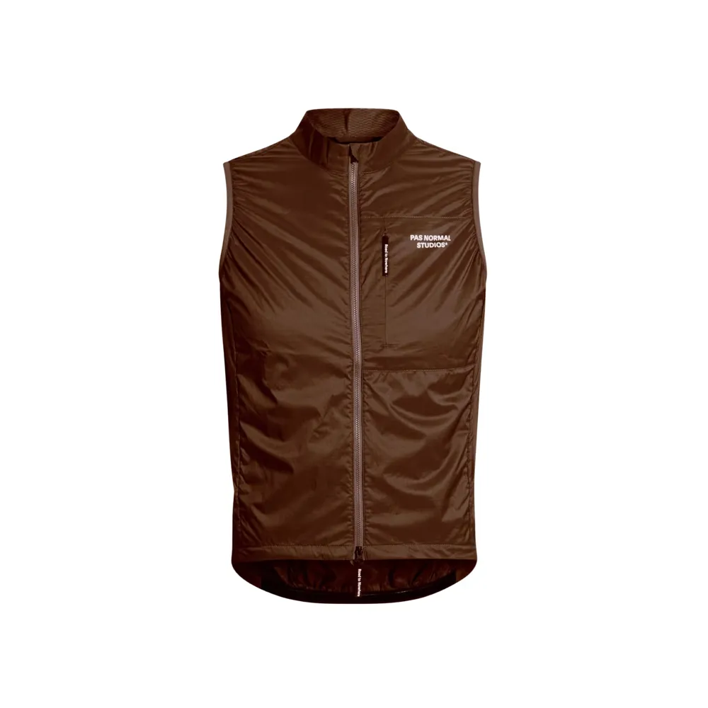 Team Cycles Pas Normal Studios Essential Insulated Gilet in Light Brown | Interest FREE Finance & Online Refund Policy.