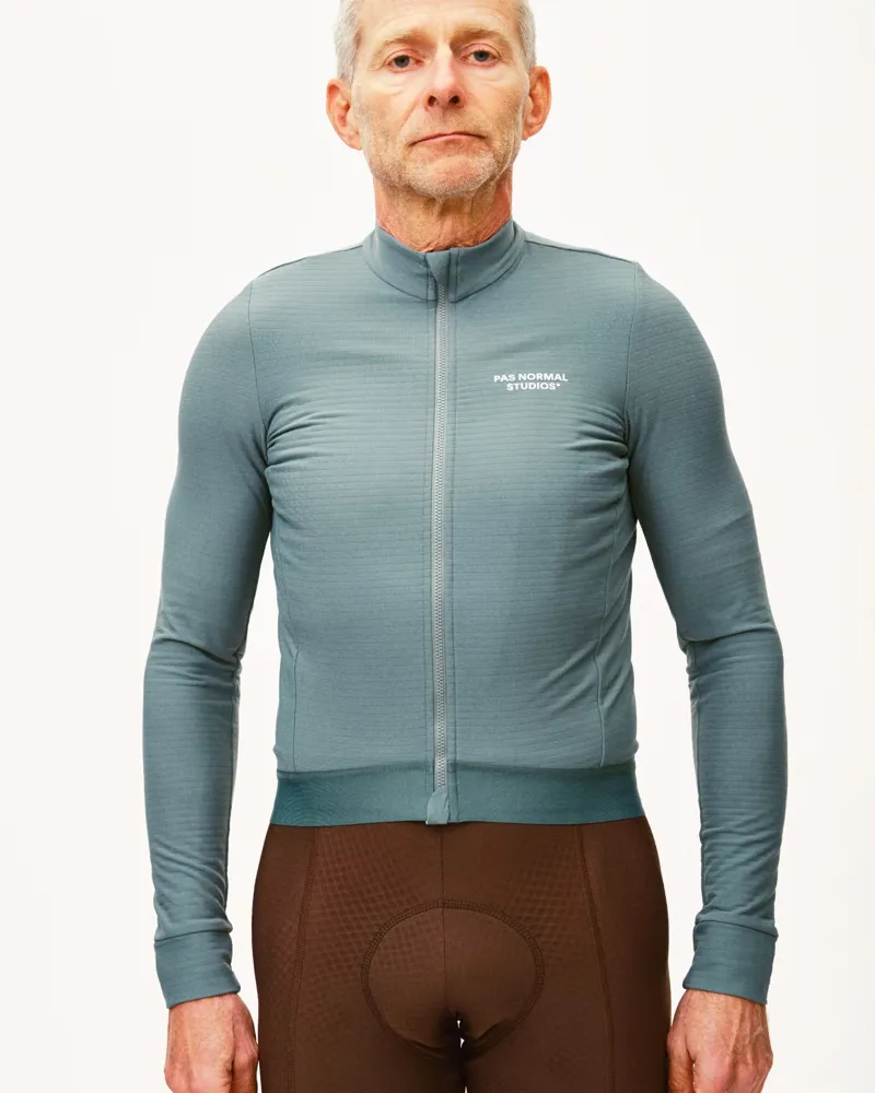 Pas Normal Studios Essential Long Sleeve Jersey in Grey Teal-2