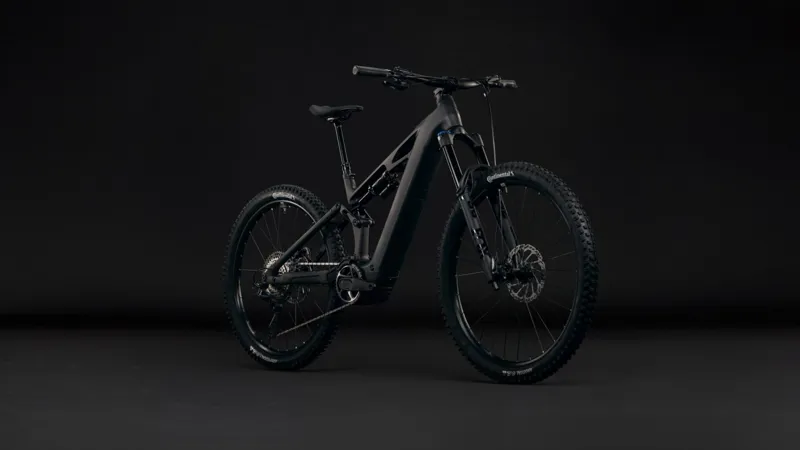 Cube Stereo Hybrid ONE77 HPC SLX 800Wh Electric Full Suspension Mountain Bike in Blackline-8