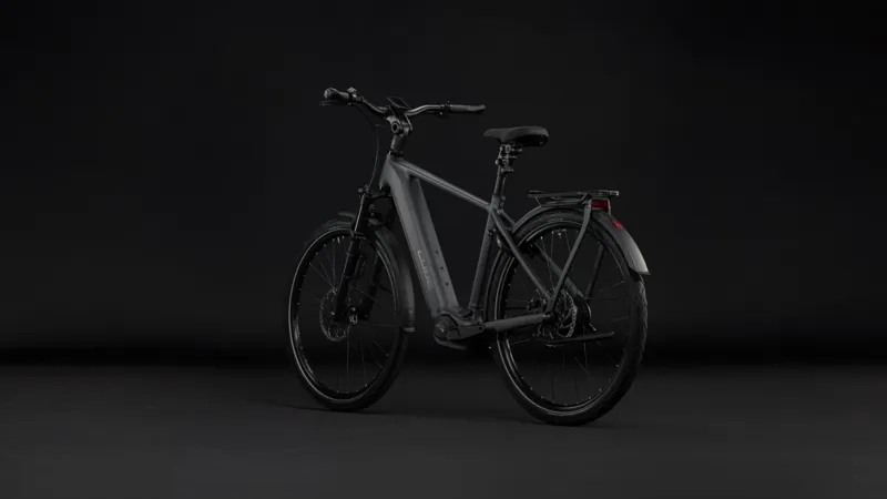 Cube Kathmandu Hybrid Deluxe EXC 800Wh Electric Hybrid Bike in Stealthgrey and Grey-6