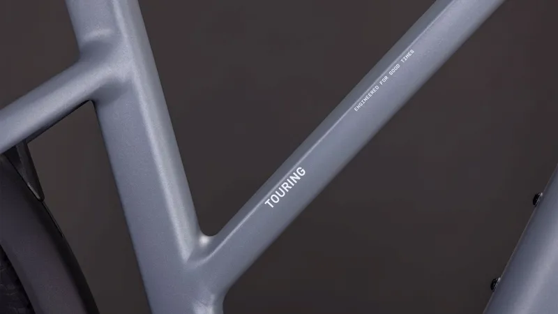 Cube Touring Hybrid Pro T 800Wh Electric Hybrid Bike in Pearlgrey and Black-1