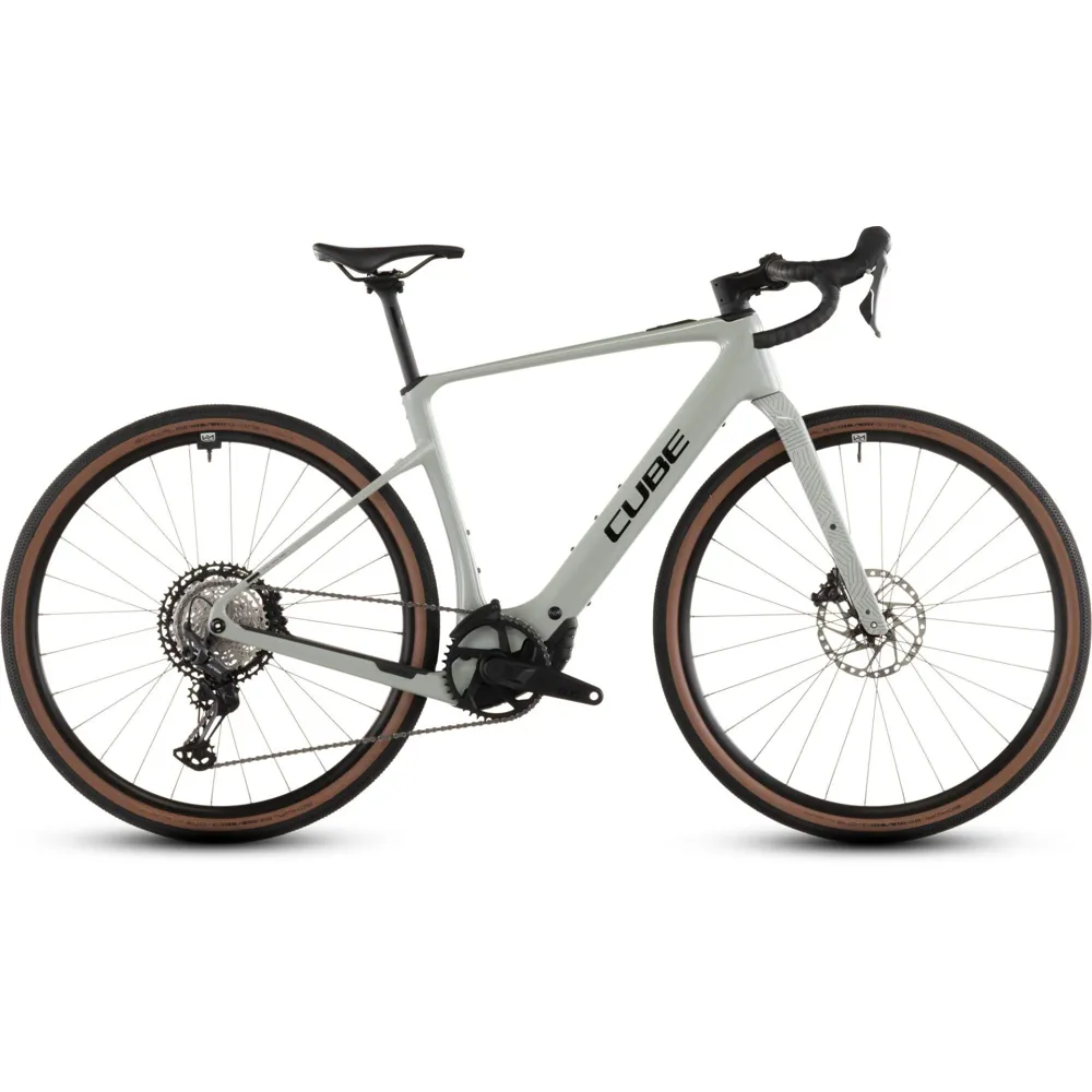 Team Cycles Cube Nuroad Hybrid C:62 Race 400Wh Electric Gravel Bike in Reedbeige and Black | Interest FREE Finance & Online Refund Policy.