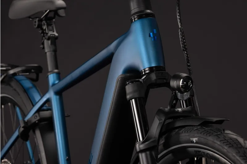 Cube Kathmandu Hybrid SLX 800Wh Electric Hybrid Bike in Nebula and Prizm-3