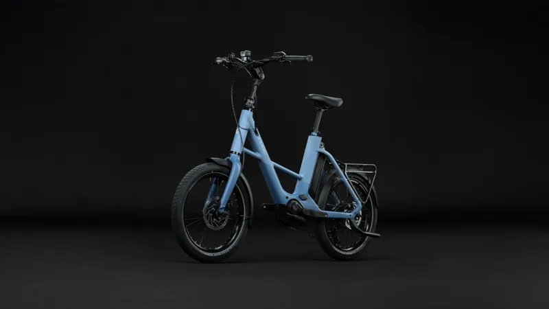 Cube Compact Hybrid 540Wh Electric Hybrid Bike in Thistleblue and Blue-7