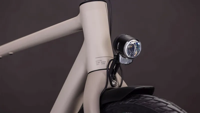 Cube Editor Pro FE Hybrid Bike in Oatgrey and Grey-3