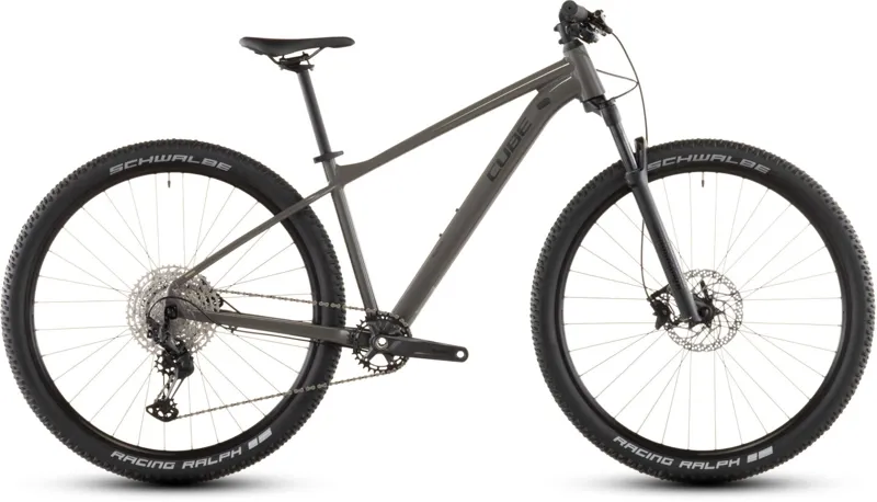 Cube Reaction Pro Mountain Bike in Oldgrey and Black