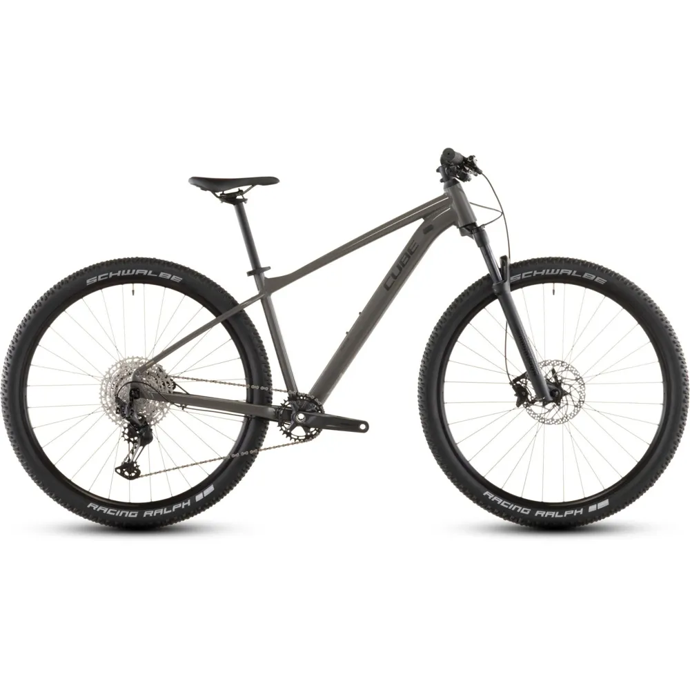 Team Cycles Cube Reaction Pro Mountain Bike in Oldgrey and Black | Interest FREE Finance & Online Refund Policy.