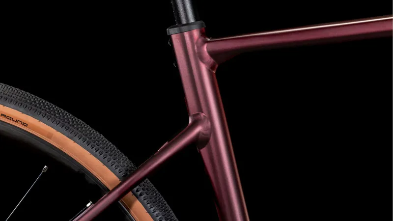 Cube Nuroad Race Gravel Bike in Rubyred and Gloss-3