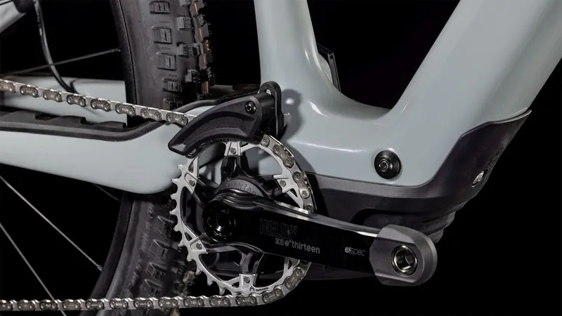 Cube AMS Hybrid ONE44 C:68X TM 400x 400Wh Full Suspension Electric Mountain Bike in Swampgrey and Purple Reflex-2