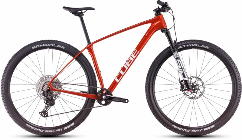 Cube Reaction C:62 Pro Mountain Bike in Electricorange and Spice