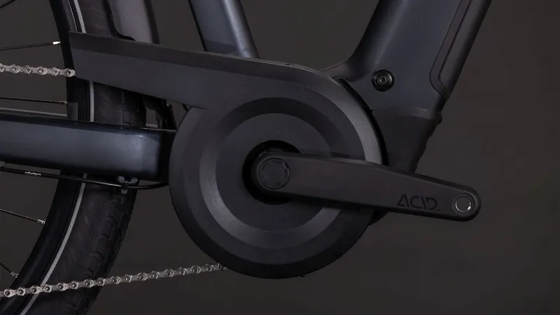 Cube Touring Hybrid One T 600Wh Electric Hybrid Bike in Coal and Chrome-2