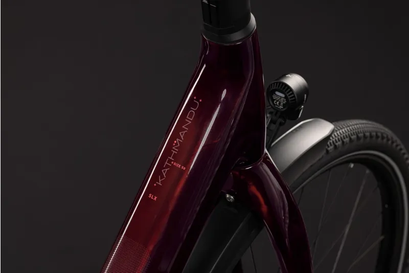 Cube Kathmandu Hybrid C:62 SLX EE 400Wh Electric Hybrid Bike in Liquidred and Red-1