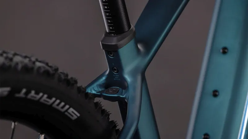 Cube Reaction Hybrid One 800Wh Electric Mountain Bike in Royalgreen and Prism-2