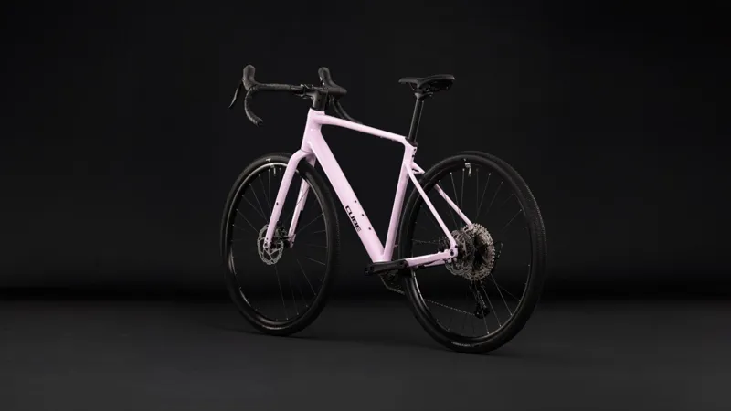 Cube Nuroad EX Gravel Bike in Bubblegum and Black-6