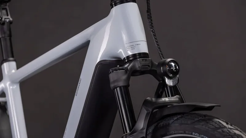 Cube Kathmandu Hybrid SLX 800Wh Electric Hybrid Bike in Foggrey and Grey-1