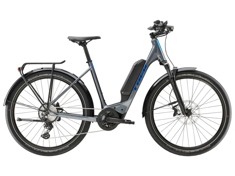 TREK Allant 6 Lowstep 725wh Electric Hybrid Bike in Galactic Grey