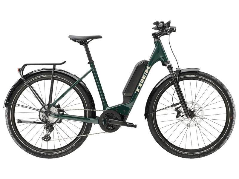 Trek Allant+ 6 Lowstep 545wh Electric Hybrid Bike in Juniper