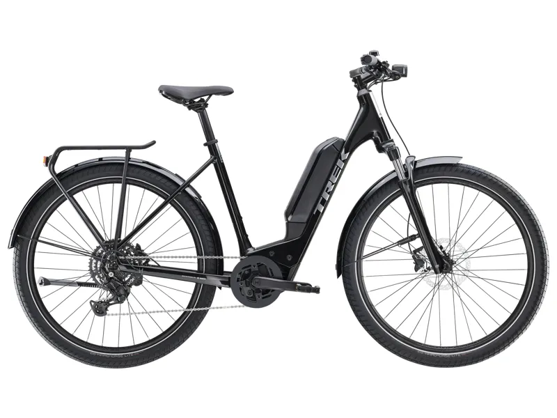 TREK Allant+ 5 Lowstep 545Wh Electric Hybrid Bike in TREK Black