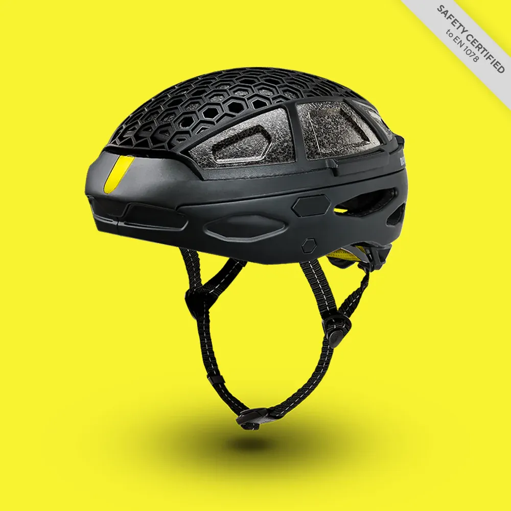 Team Cycles Newlane Flip Clip Folding Bike Helmet in Yellow | Interest FREE Finance & Online Refund Policy.
