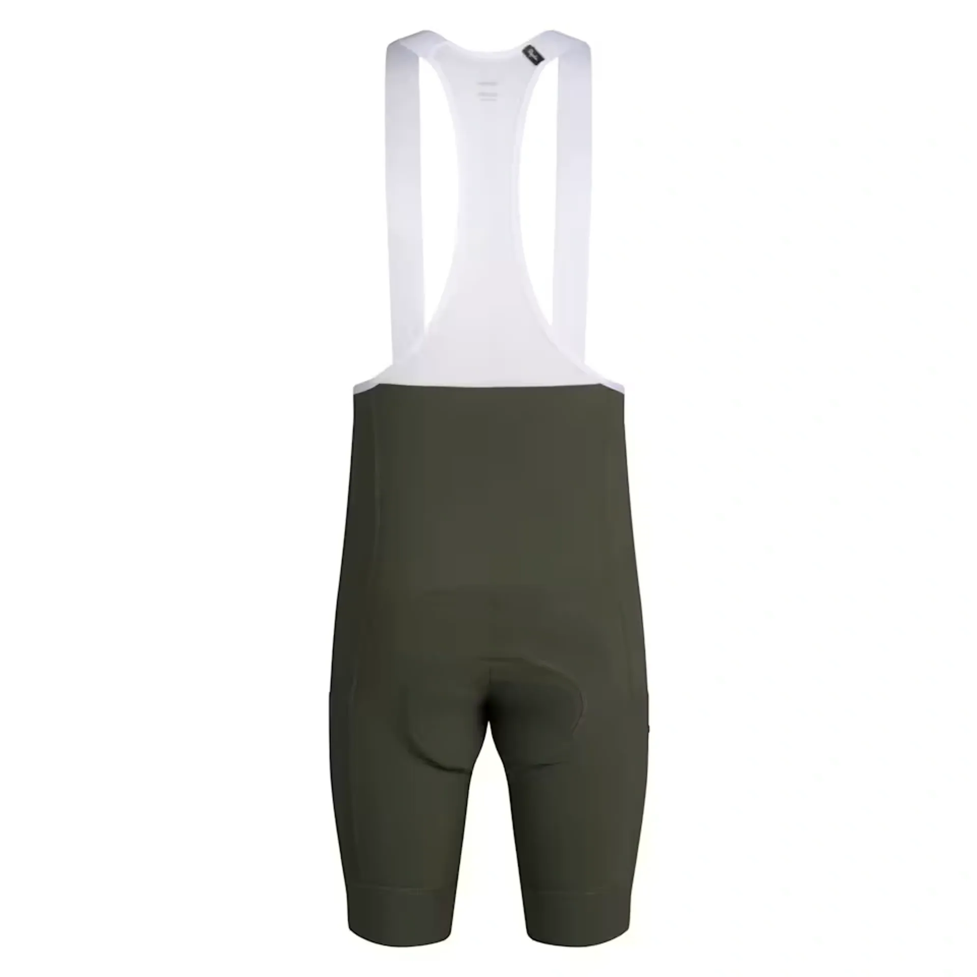 Rapha Men's Brevet Element Cargo Bib Shorts in Dark Green and White