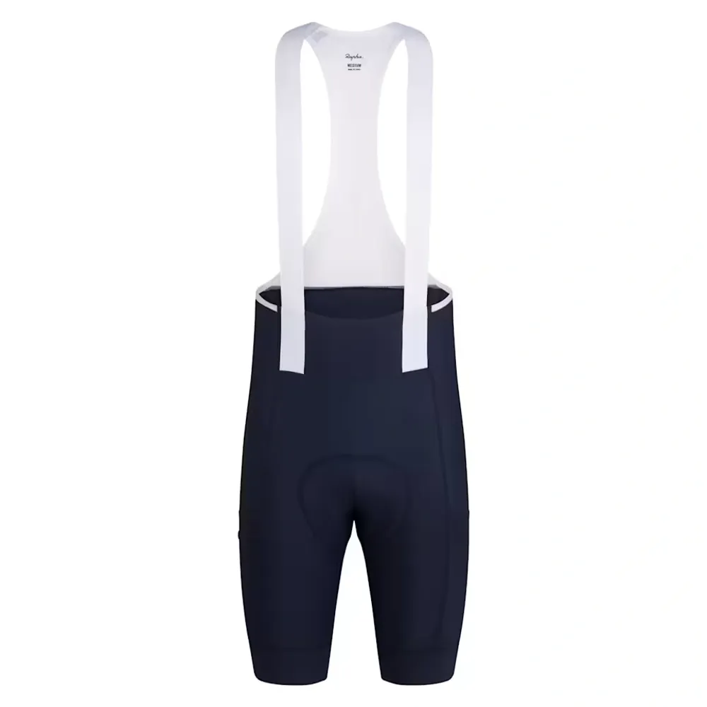 Team Cycles Rapha Men's Brevet Element Cargo Bib Shorts in Dark Navy and White | Interest FREE Finance & Online Refund Policy.