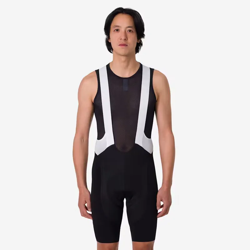 Rapha Mens Pro Team Bib Shorts III in Black and White - Regular-4