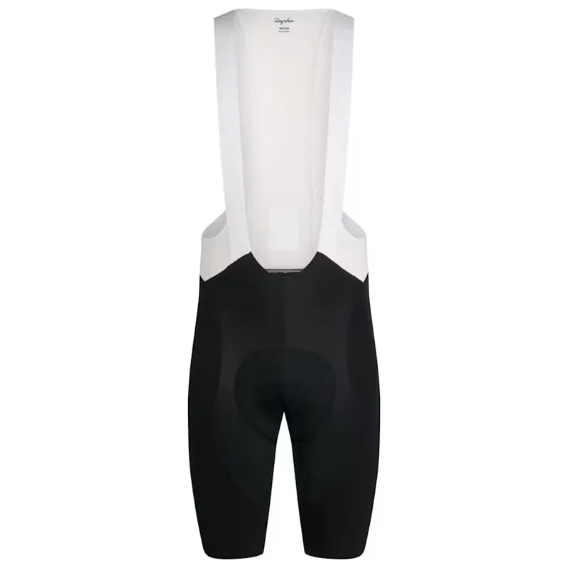Rapha Mens Pro Team Bib Shorts III in Black and White - Regular