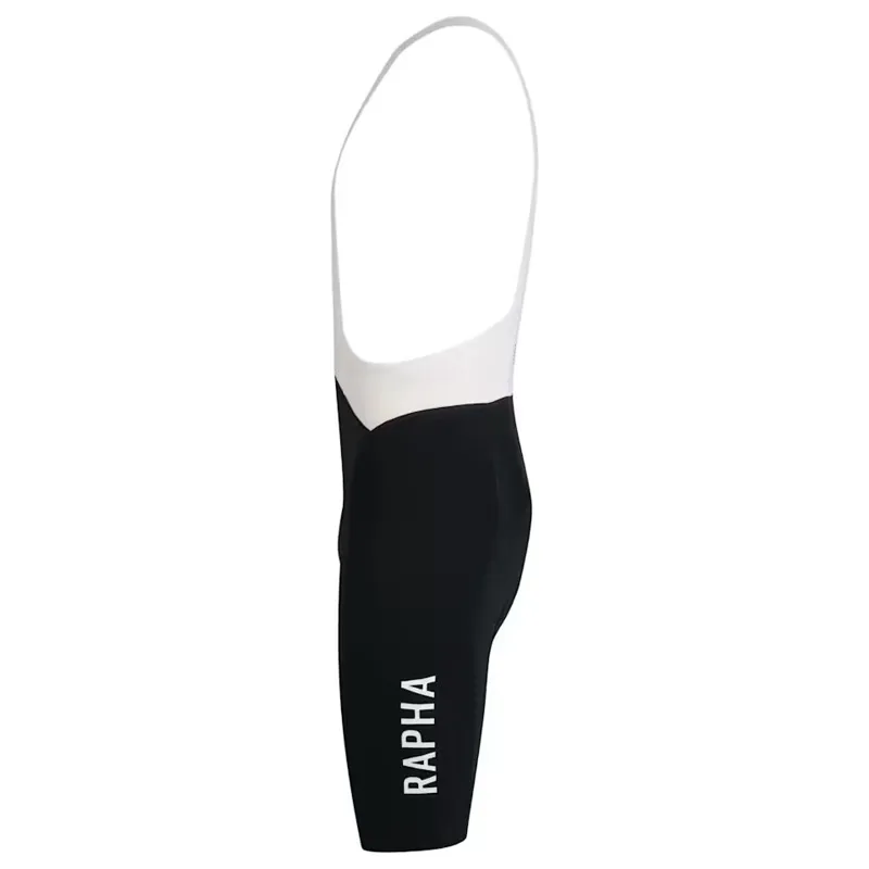 Rapha Mens Pro Team Bib Shorts III in Black and White - Regular-2