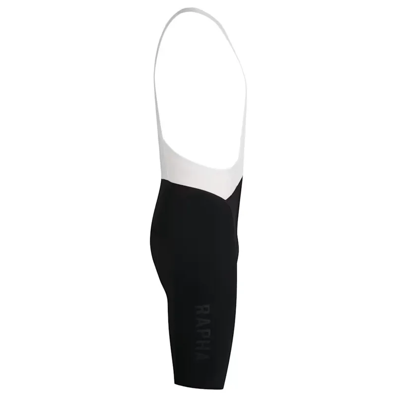Rapha Mens Pro Team Bib Shorts III in Black and White - Regular-3