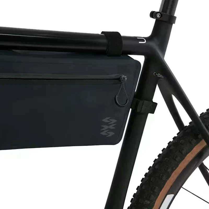 Rapha Large Explore Frame Pack in Vulcan and Asphalt - 4L-6