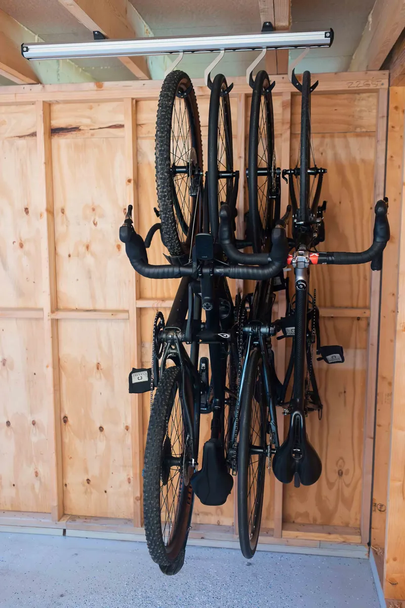 Stashed SpaceRail 4 Bike Ceiling Storage System-3