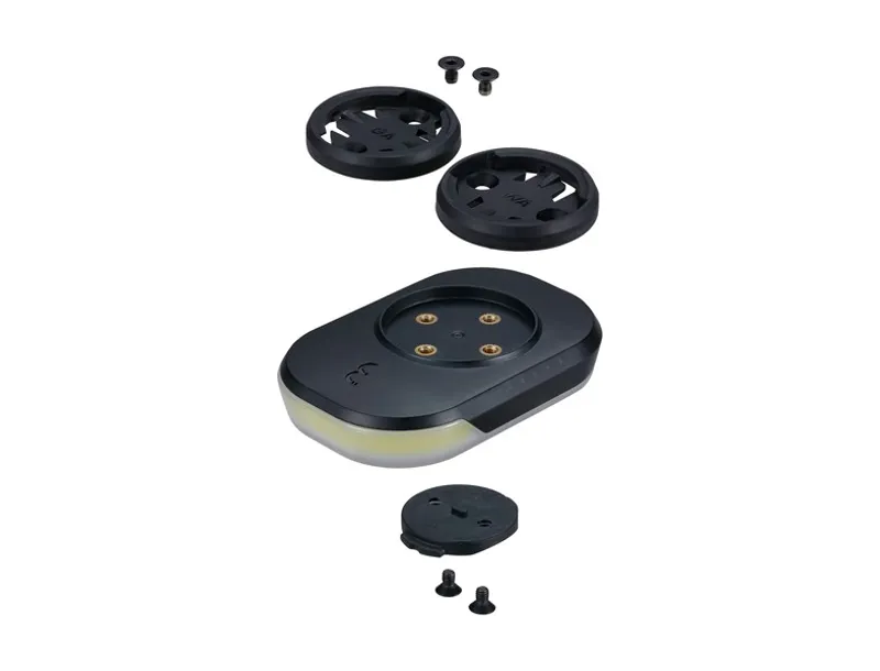 BBB Slice 300 Garmin and Wahoo Computer Mount Insert USBC Rechargeable Front Bike Light-11