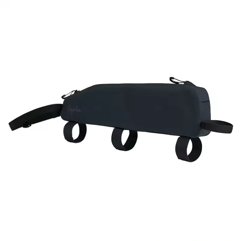 Rapha Long Explore Top Tube Bag in Vulcan and Asphalt