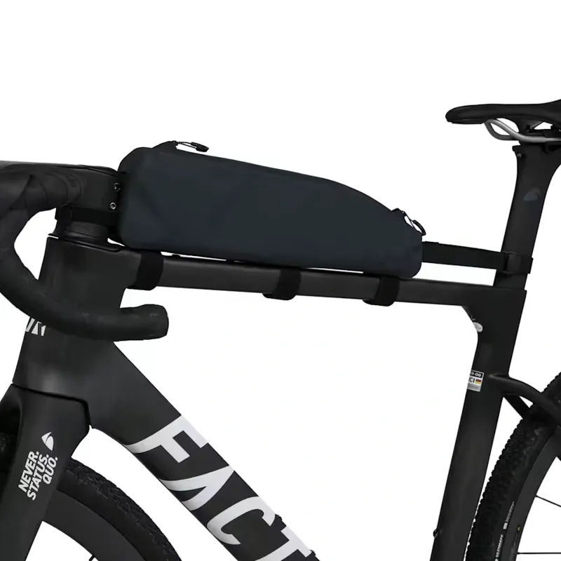 Rapha Long Explore Top Tube Bag in Vulcan and Asphalt-3