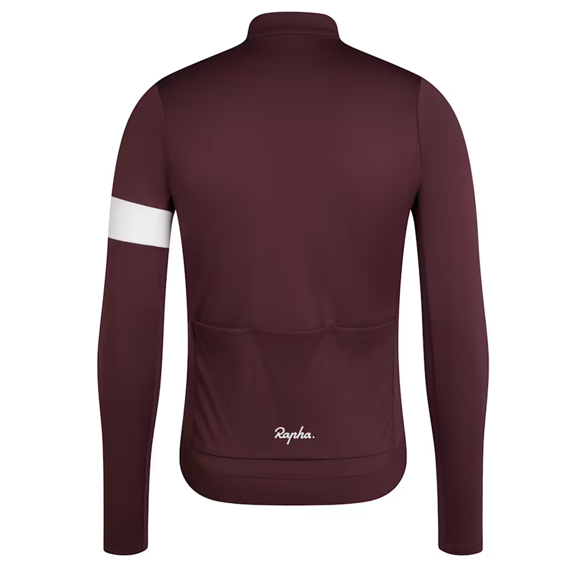 値下！　Rapha Men’s Core Long Sleeve Jersey Rapha Men's Core Thermal Long Sleeve Jersey in Mahogany and White