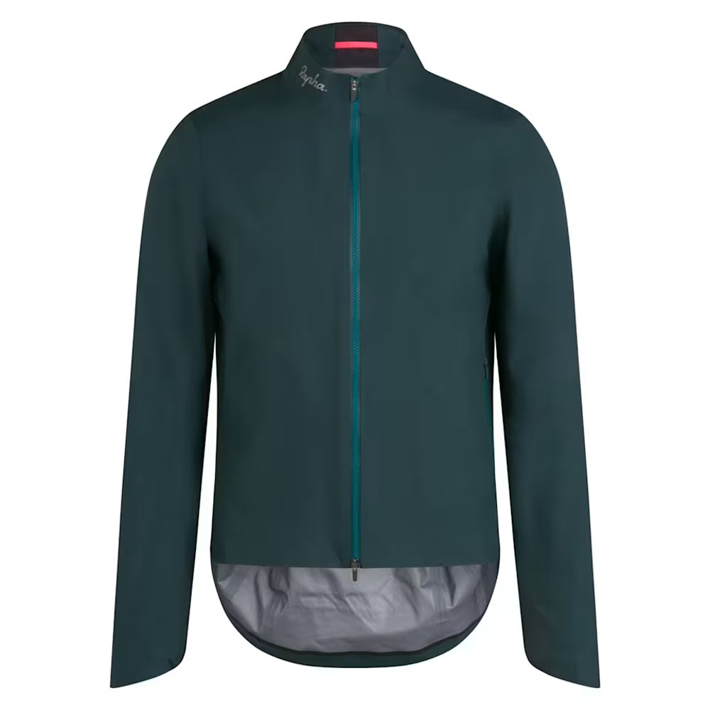 Team Cycles Rapha Men's Rapha GORE-TEX Rain Jacket in Forest Green and Black | Interest FREE Finance & Online Refund Policy.