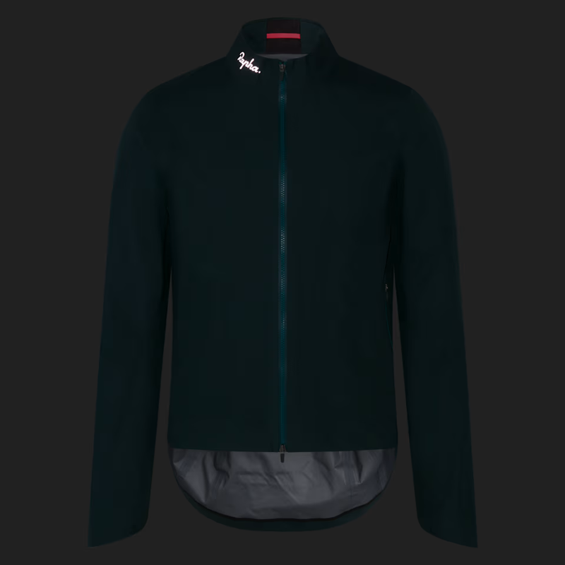 Rapha Men's Rapha GORE-TEX Rain Jacket in Forest Green and Black-2