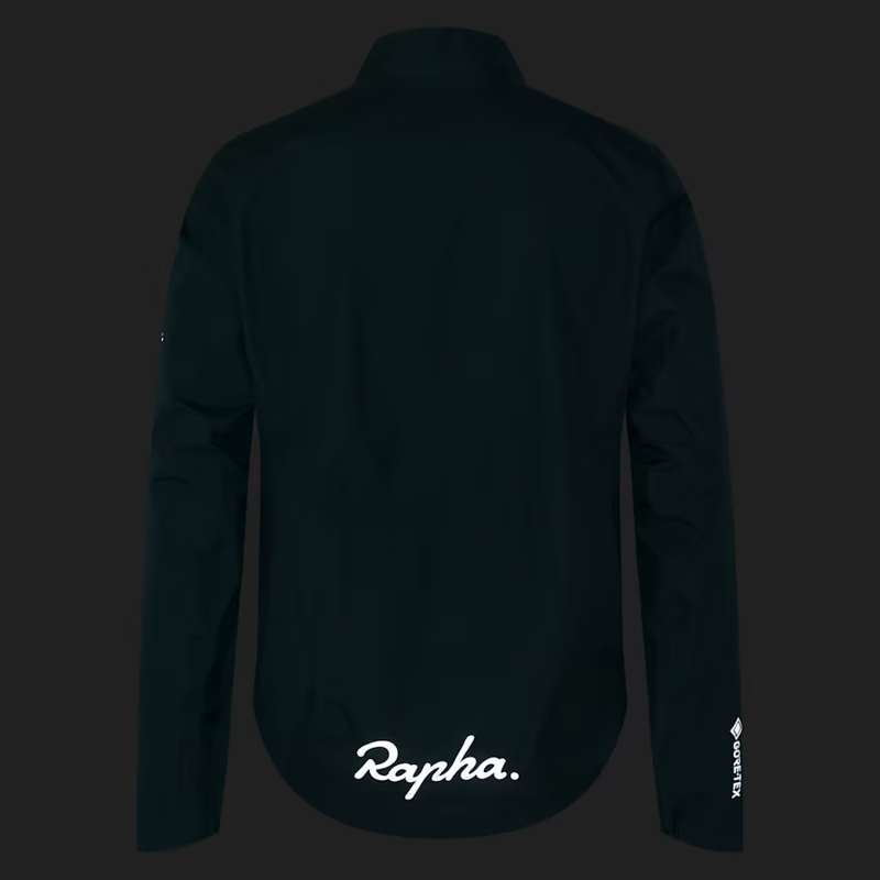 Rapha Men's Rapha GORE-TEX Rain Jacket in Forest Green and Black-3