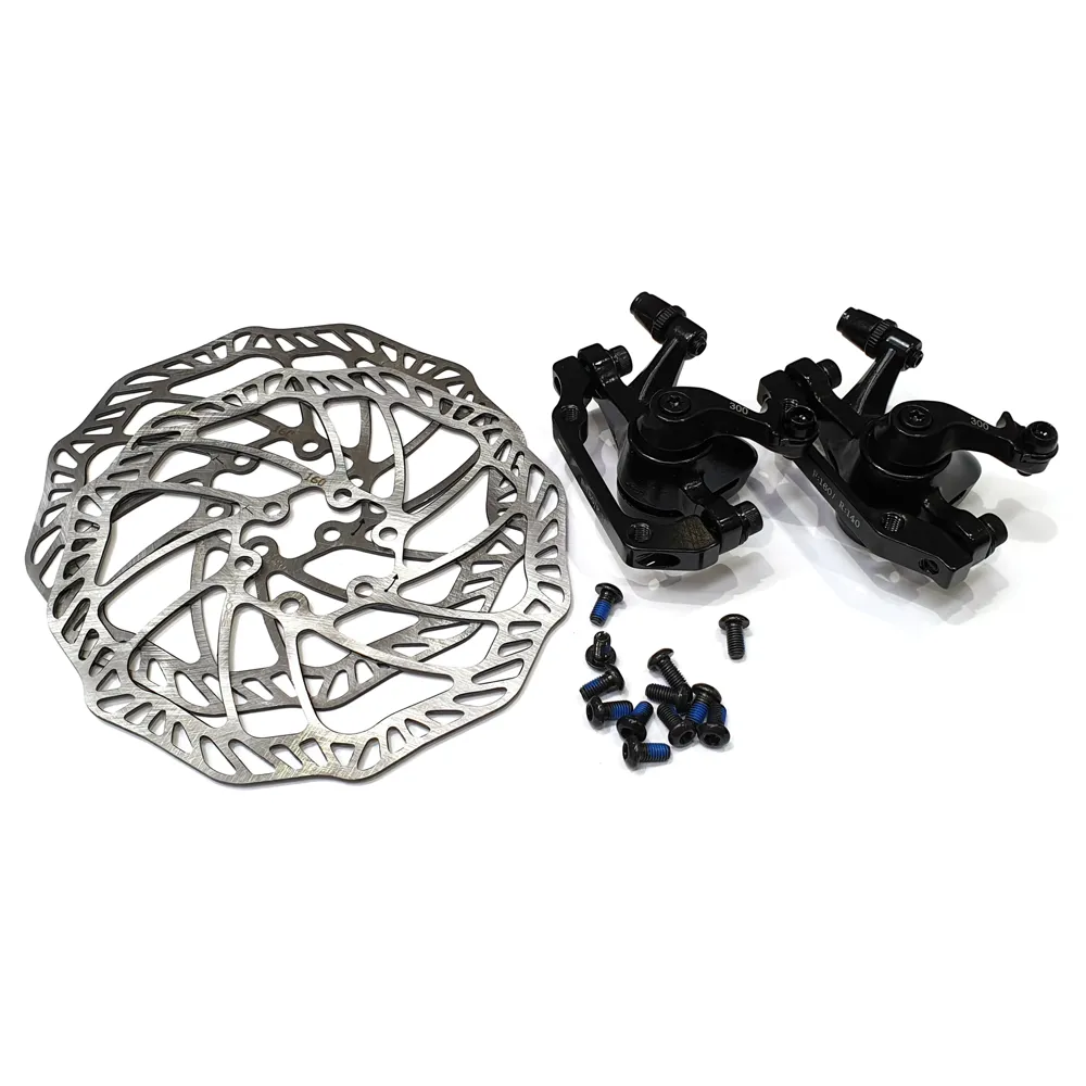 Team Cycles Cycle Divison Promax DSK-300 Mechanical Front and Rear IS Mount Disc Brake Set | Interest FREE Finance & Online Refund Policy.